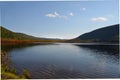 Late afternoon sun on calm waters of Labrador Pond Central New York