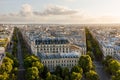 Late afternoon 16th arrondissement rooftops, Paris, France Royalty Free Stock Photo