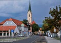 Zagreb, Croatia, View to Franciscan monastery of Saint Francis of Assisi Royalty Free Stock Photo