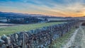 Late afternoon walk in the Pentlands Royalty Free Stock Photo