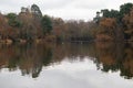 A late autumn day in Buchan Park Crawley United Kingdom