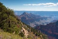 North Rim Overlook Grand Canyon National Park Arizona Royalty Free Stock Photo