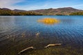 A Beautful Late Autumn View of Carvins Cove Reservoir, Roanoke, Virginia, USA Royalty Free Stock Photo