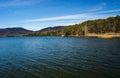 An Autumn View of Carvins Cove Reservoir, Roanoke, Virginia, USA Royalty Free Stock Photo