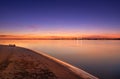 Sunset at Ilha da Armona, Portugal Royalty Free Stock Photo