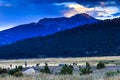 Late Eveining Landscape Rocky Mountain N P Royalty Free Stock Photo