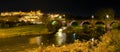 Late evening, Citi of Carcassonne Royalty Free Stock Photo