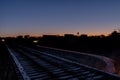 Late Evening Scene - Young`s High Bridge - Kentucky River - Central Kentucky Royalty Free Stock Photo