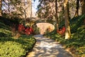 Late fall path and bridge