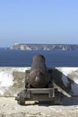 Late medieval cannon at cabo vicente in Portugal