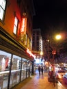 Late Night in Chinatown in Washington DC Royalty Free Stock Photo