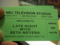 Late Night with Seth Meyers Studio Audience Tickets