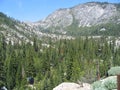 Lake Tahoe mountains and forest Royalty Free Stock Photo