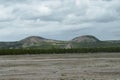 Late Spring in Yellowstone National Park: Twin Buttes Near the Excelsior Group Area of Midway Geyser Basin