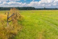 Late summer landscape in rural area Royalty Free Stock Photo