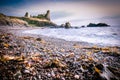 Late summer night at Dunure Castle