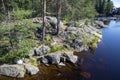 Late summer scenery in Kajaani Finland Royalty Free Stock Photo
