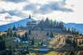 Late summer view on Tihuta Pass, Bucovina, Romania