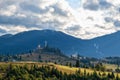 Late summer view on Tihuta Pass, Bucovina, Romania