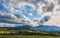 Late summer view on Tihuta Pass, Bucovina, Romania