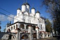 16th-century Transfiguration Church in Bolshie Viaziomy, Golitsyno, Moscow Oblast, Russia Royalty Free Stock Photo