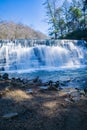 Otter Lake Dam by the Blue Ridge Parkway, Virginia, USA Royalty Free Stock Photo