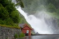 Latefoss waterfall in Norway Royalty Free Stock Photo