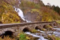 Latefoss waterfall in Norway.