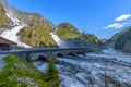 Latefossen Latefoss -waterfall in Norway Royalty Free Stock Photo