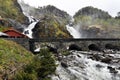 Latefossen, Norway Royalty Free Stock Photo