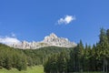 The Latemar, a famous mountain in the Dolomites, South Tyrol, Trentino, Italy