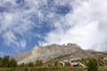 The Latemar, a famous mountain in the Dolomites, South Tyrol, Trentino, Italy