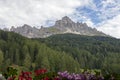 The Latemar, a famous mountain in the Dolomites, South Tyrol, Trentino, Italy