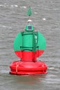 Lateral buoy Royalty Free Stock Photo