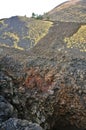 Lateral crater of Mount Etna, Sicily Royalty Free Stock Photo