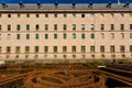 Lateral view of the Royal Site of San Lorenzo de El Escorial Royalty Free Stock Photo