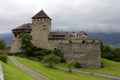 Lateral View of the Vaduz Castle in Liechtenstein