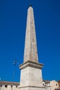 Lateran Obelisk an ancient Egyptian obelisk built on the 15th century B.C now located at Piazza San Giovanni in Laterano in Rome Royalty Free Stock Photo