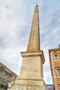 Lateran Obelisk is Egyptian obelisk on Piazza San Giovanni in Laterano. Rome. Italy Royalty Free Stock Photo