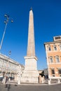 Lateran Obelisk on square San Giovanni Laterano Royalty Free Stock Photo