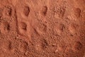 Laterite soil scene. Royalty Free Stock Photo