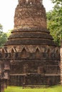 Laterite stone in row