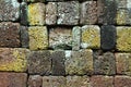 Laterite wall textures background. Royalty Free Stock Photo