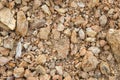 Lateritic soil and rocks closeup. Royalty Free Stock Photo