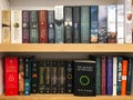 Latest English Fantasy Novels For Sale In Library Book Store Royalty Free Stock Photo