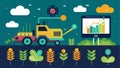 The latest precision planting machines make use of realtime weather data and predictive algorithms to adjust seed