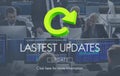 Latest Updates Internet Connection Refresh Concept Royalty Free Stock Photo