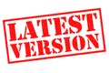 LATEST VERSION Royalty Free Stock Photo
