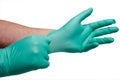 Latex Free Medical Gloves Royalty Free Stock Photo
