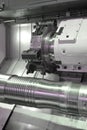 Lathe, CNC milling Royalty Free Stock Photo